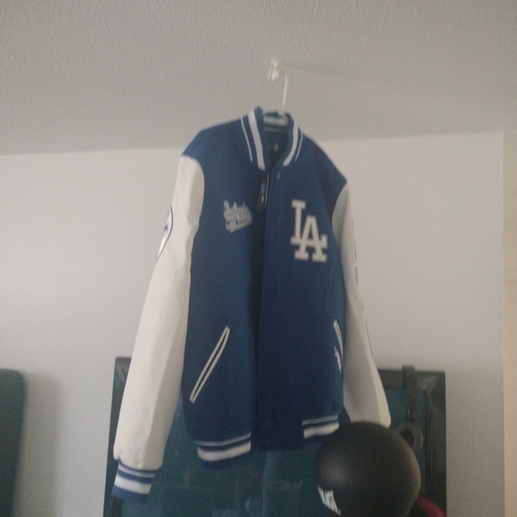 Los angles dodgers XL vintage varsity jacket - Picture 11 of 11